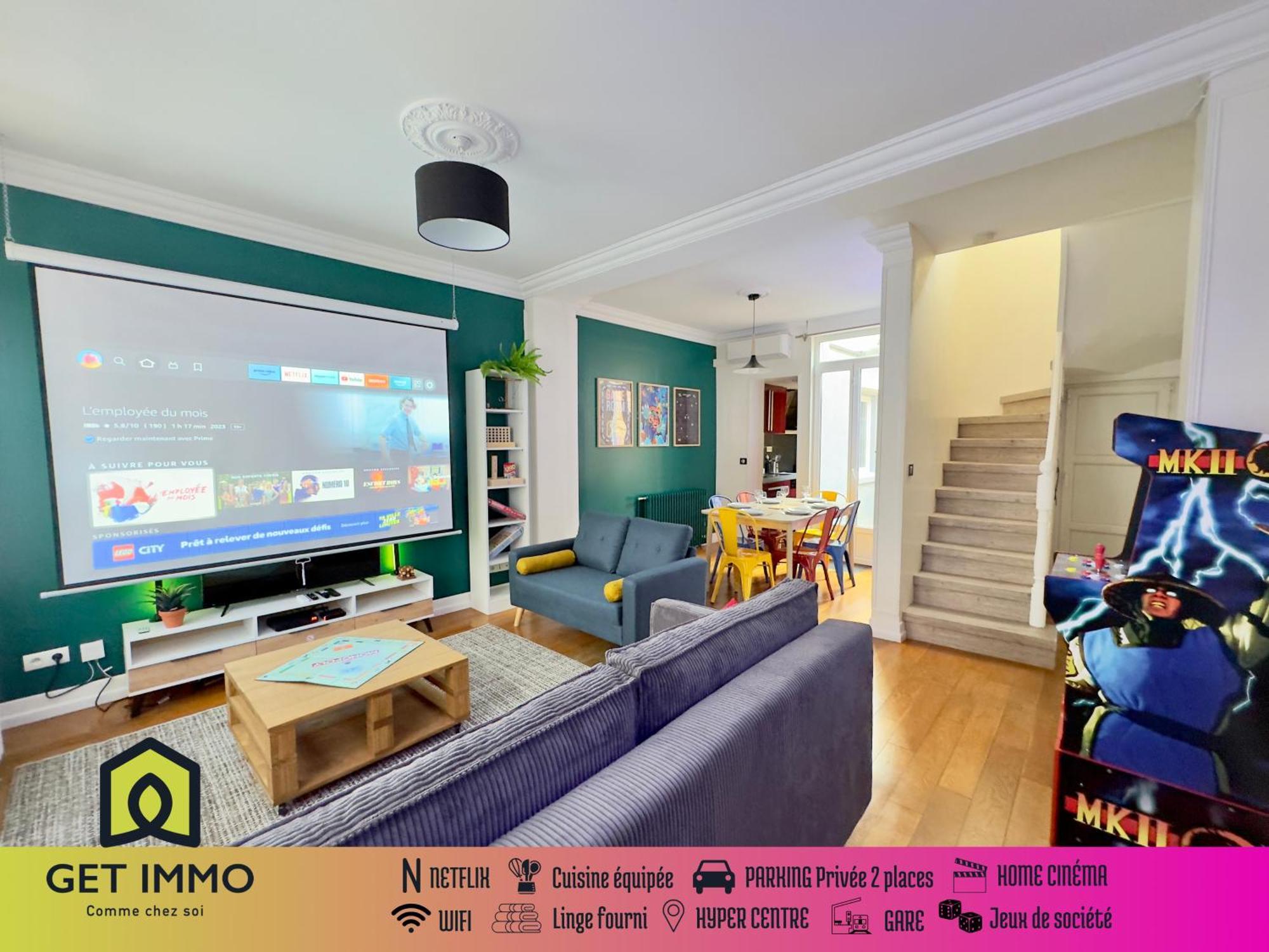 Maison 3Ch - Cinema - Game Room - Parking - Gare Amiens Zewnętrze zdjęcie
