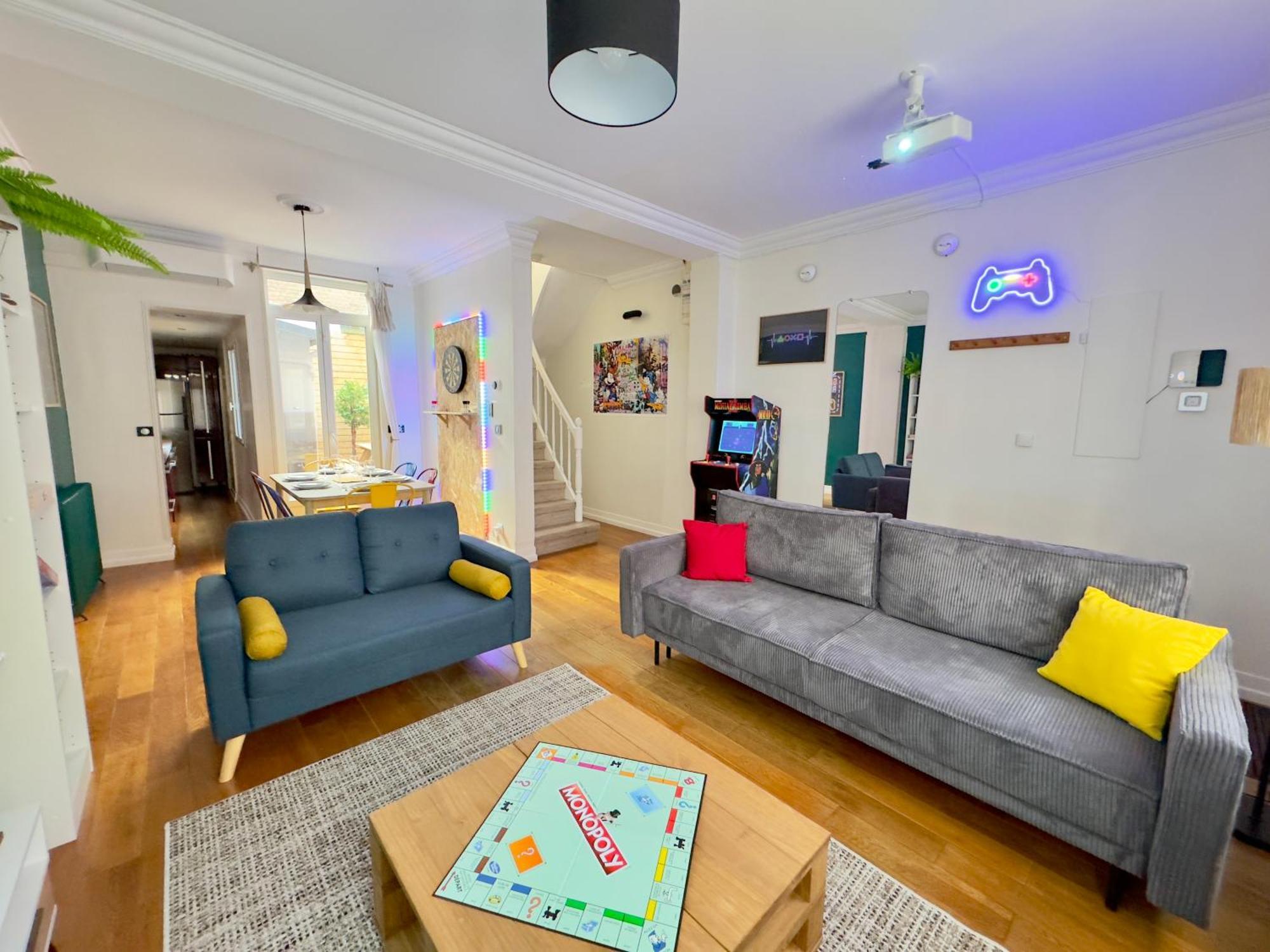 Maison 3Ch - Cinema - Game Room - Parking - Gare Amiens Zewnętrze zdjęcie