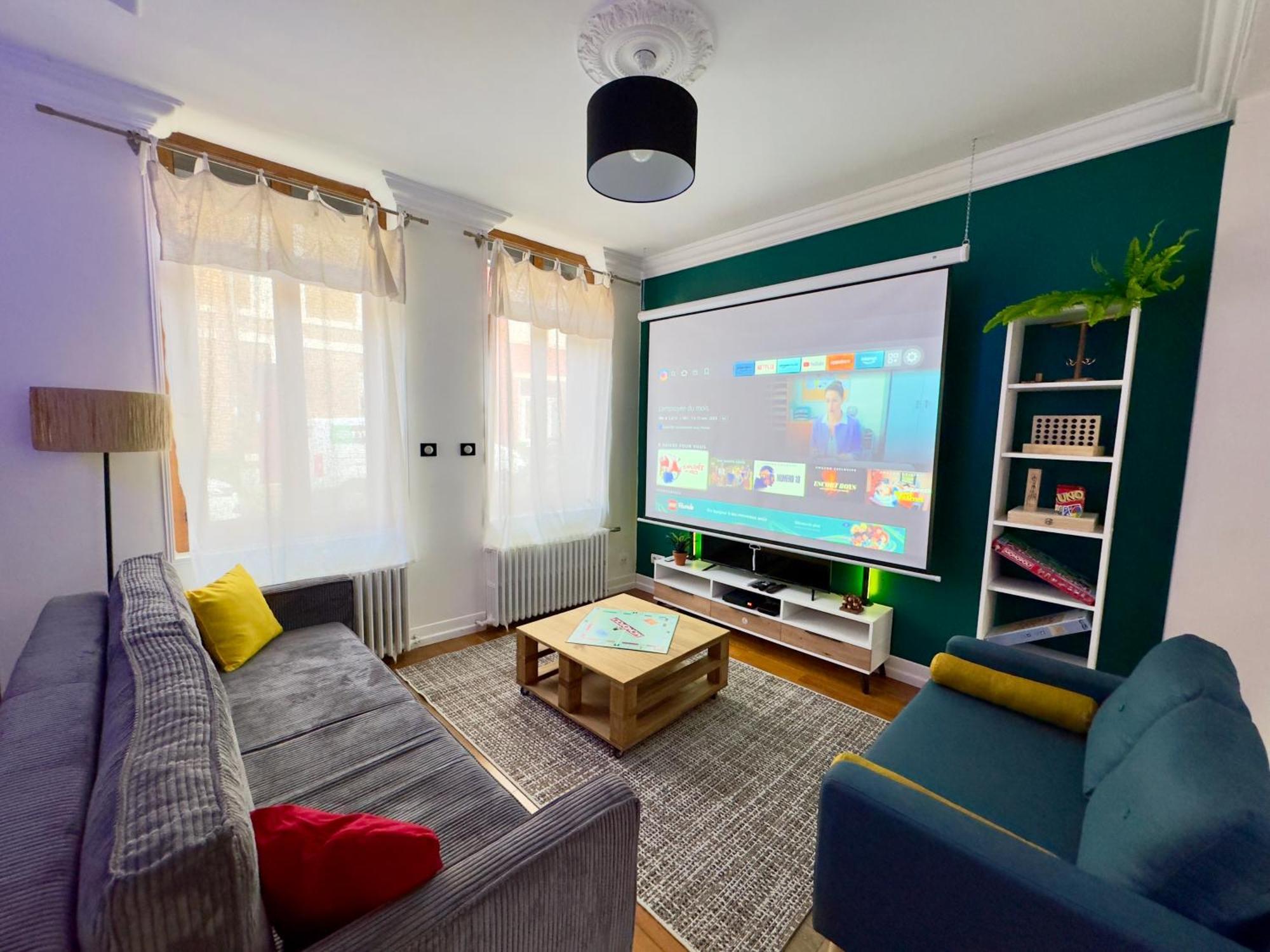 Maison 3Ch - Cinema - Game Room - Parking - Gare Amiens Zewnętrze zdjęcie