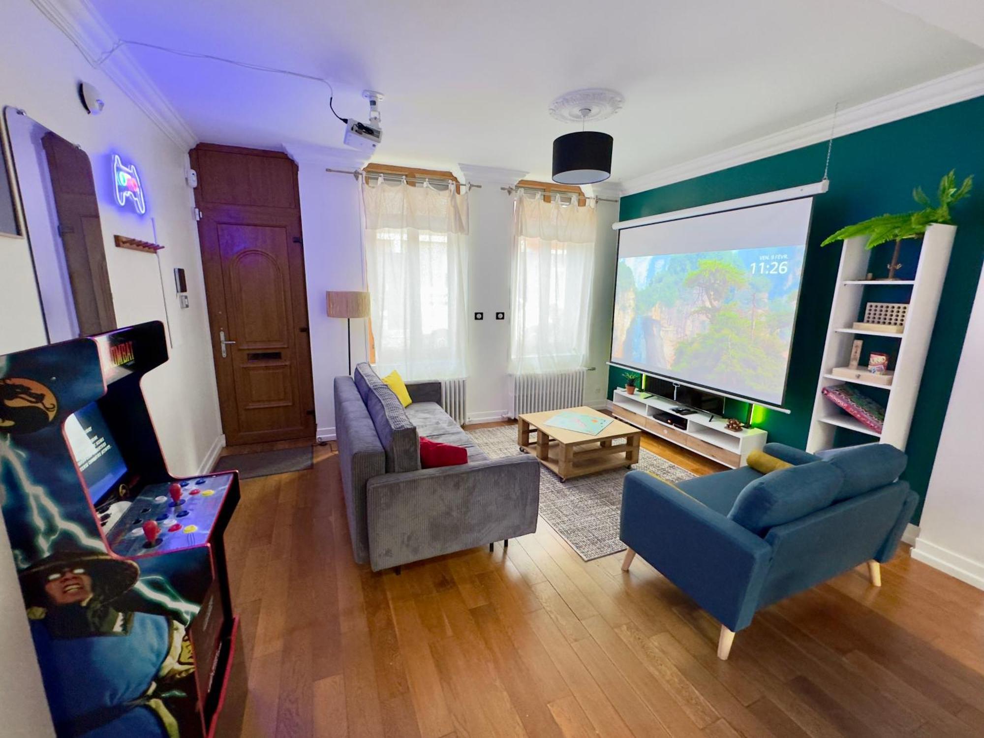 Maison 3Ch - Cinema - Game Room - Parking - Gare Amiens Zewnętrze zdjęcie