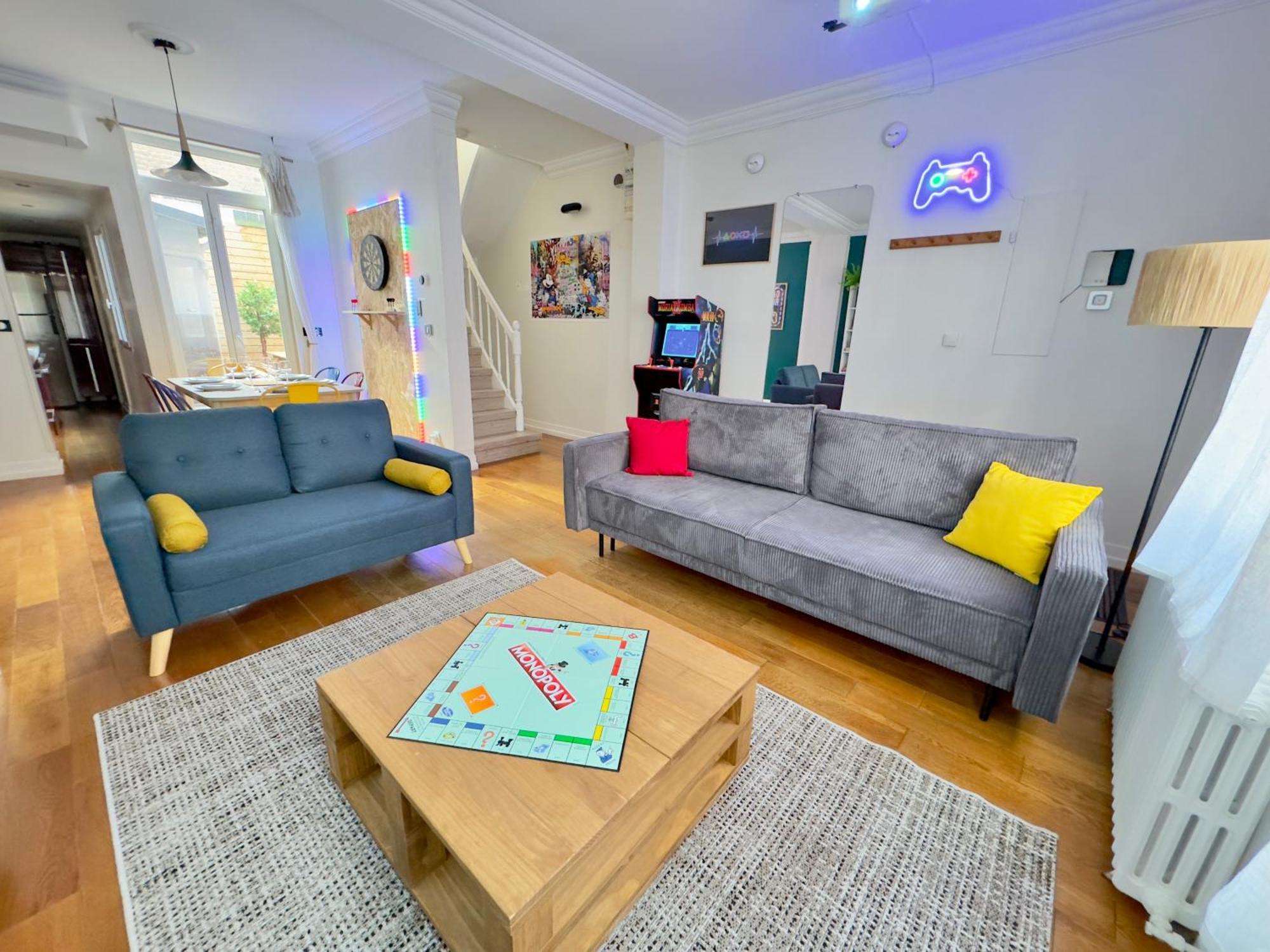 Maison 3Ch - Cinema - Game Room - Parking - Gare Amiens Zewnętrze zdjęcie